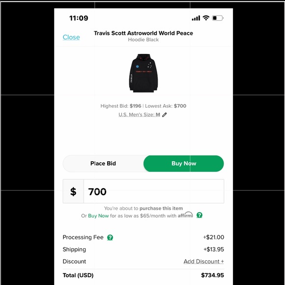 Travis Scott hoodie - Picture 6 of 6